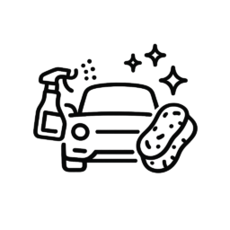 Exterior car detailing service icon showing professional washing and paint care in Lake Nona, FL