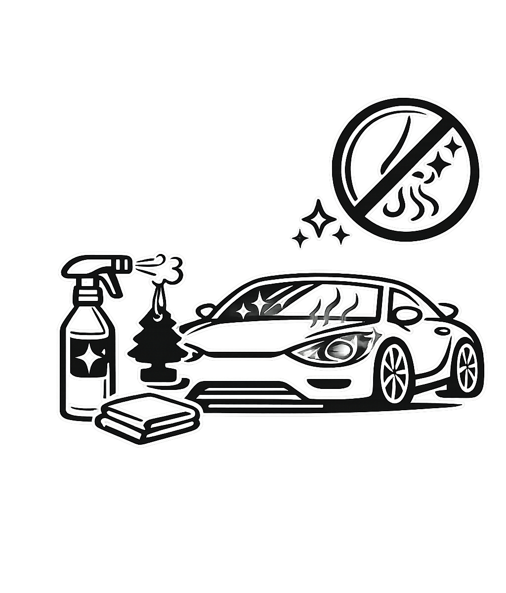 Odor elimination icon showing car odor removal and interior deodorizing service in Lake Nona, FL