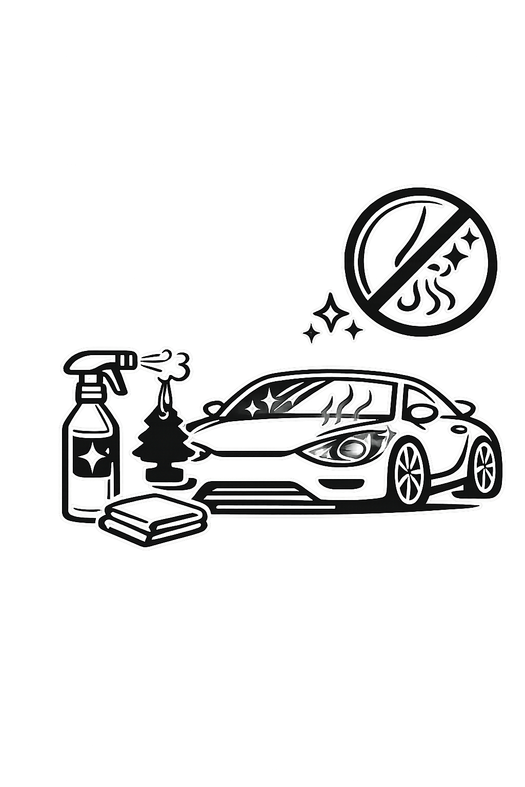 Odor elimination icon showing car odor removal and interior deodorizing service in Lake Nona, FL