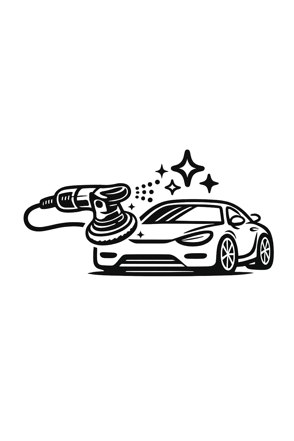 Paint correction icon showing machine polishing and swirl mark removal for vehicles in Lake Nona, FL